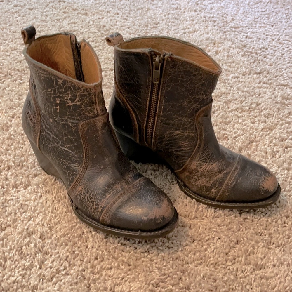 Bed Stu distressed bootie